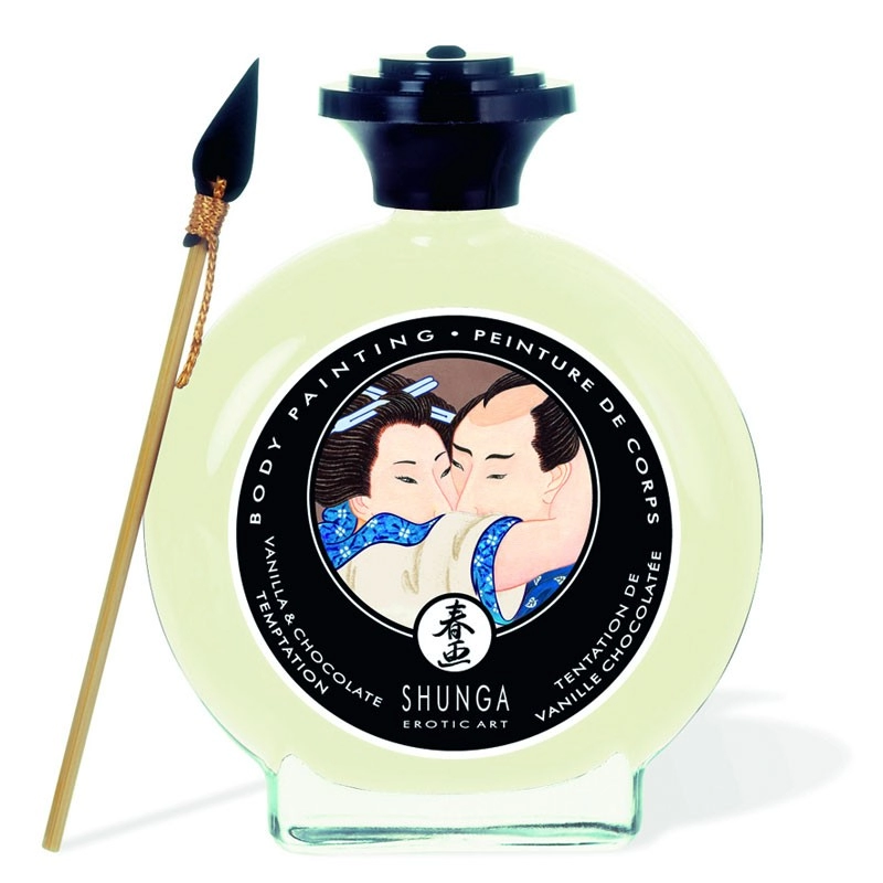 Peinture Corporelle Shunga - Chocolat Blanc & Vanille 3 Peinture Corporelle Shunga - Chocolat Blanc & Vanille