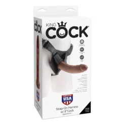 Gode Ceinture Réaliste Brun 20cm – King Cock 8 -Joujou 5677