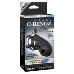 Cage De Chasteté En Silicone Hardcore Cock Blocker - Pipedream -Joujou 8687